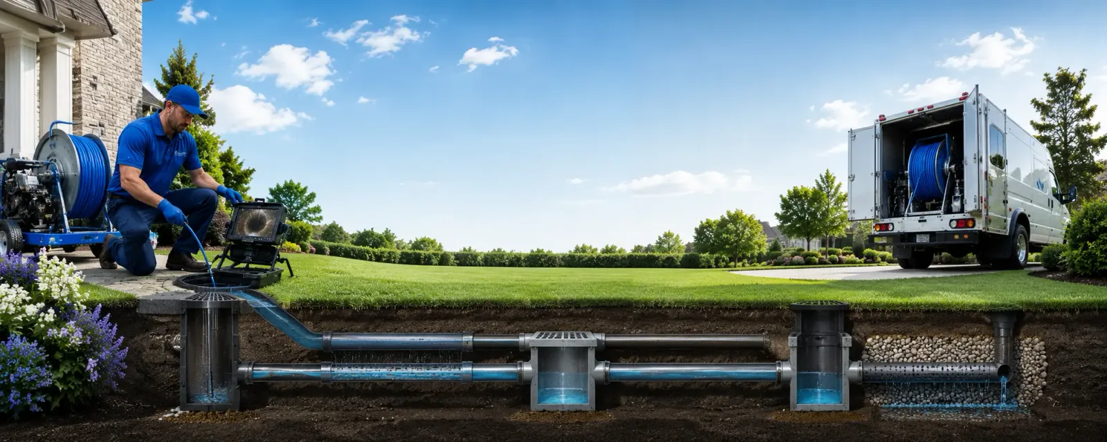 Outdoor drain cleaning information for Bronson, IA